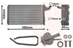 VAN WEZEL Výmenník tepla vnútorného kúrenia VAN WEZEL 17006106 (17006106)