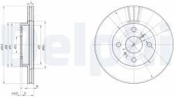 DELPHI Tarcza Ham. Toyota Yaris 99- (bg3520)