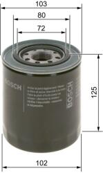 Bosch Olejový filter BOSCH 0 986 452 062 (0 986 452 062)