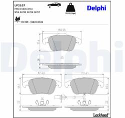 DELPHI Klocki Ham. Audi A4 07- (lp2107)