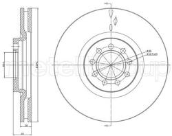 METELLI Brzdový kotúč METELLI 23-0914C (23-0914C)