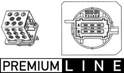 MAHLE Odpor vnútorného ventilátora MAHLE ABR 89 000P (ABR 89 000P)