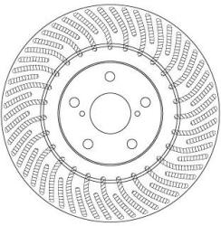 TRW Brzdový kotúč TRW DF6692S (DF6692S)