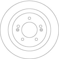 TRW Brzdový kotúč TRW DF6367 (DF6367)