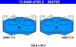 ATE Sada brzdových platničiek kotúčovej brzdy ATE 13.0460-4705.2 (13.0460-4705.2)