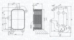 Magneti Marelli Chladič motorového oleja MAGNETI MARELLI 350300005100 (350300005100)