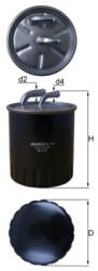 KNECHT Palivový filter KNECHT KL 313 (KL 313)