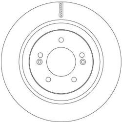 TRW Brzdový kotúč TRW DF6959 (DF6959)