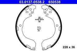 ATE Sada brzdových čeľustí ATE 03.0137-0538.2 (03.0137-0538.2)