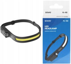 SAVIO Akkumulátoros LED-es fejlámpa Savio FL-02 gumipánttal (FL-02)