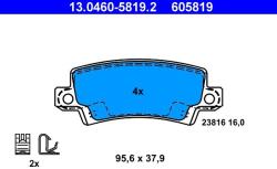 ATE Sada brzdových platničiek kotúčovej brzdy ATE 13.0460-5819.2 (13.0460-5819.2)