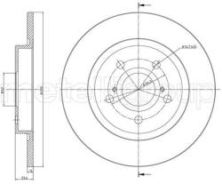 METELLI Brzdový kotúč METELLI 23-1274C (23-1274C)