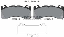 TEXTAR Sada brzdových platničiek kotúčovej brzdy TEXTAR 2269101 (2269101)