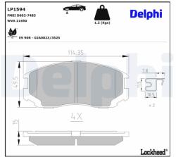 DELPHI Klocki Ham. Mitsubshi Przod (lp1594)
