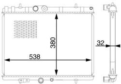 MAHLE Chladič motora MAHLE CR 1600 000S (CR 1600 000S)