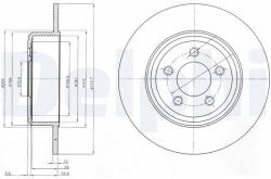 DELPHI Tarcza Ham. Chrysler 300 Tyl (bg4074)