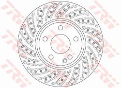 TRW Brzdový kotúč TRW DF6262S (DF6262S)