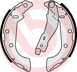 BREMBO Sada brzdových čeľustí BREMBO S 61 521 (S 61 521)