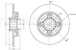 METELLI Brzdový kotúč METELLI 23-0827 (23-0827)