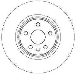 TRW Brzdový kotúč TRW DF6585S (DF6585S)