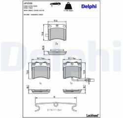 DELPHI Klocki Ham. Vw T4 (lp1535)