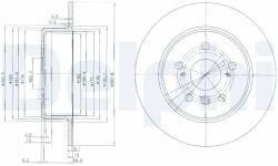DELPHI Brzdový kotúč DELPHI BG3183 (BG3183)