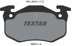 TEXTAR Sada brzdových platničiek kotúčovej brzdy TEXTAR 2097401 (2097401)