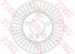 TRW Brzdový kotúč TRW DF6255 (DF6255)