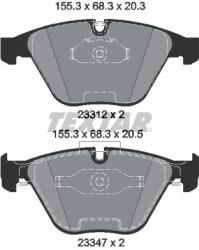 TEXTAR Sada brzdových platničiek kotúčovej brzdy TEXTAR 2331207 (2331207)