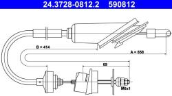ATE Lanko ovládania spojky ATE 24.3728-0812.2 (24.3728-0812.2)