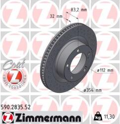 ZIMMERMANN Brzdový kotúč ZIMMERMANN 590.2835. 52 (590.2835.52)