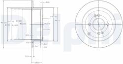 DELPHI Tarcza Ham. Hyundai Getz Tyl (bg4097)