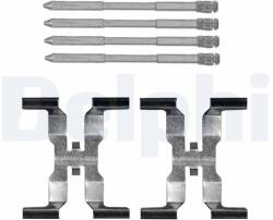 DELPHI Súprava príslušenstva, obloženie kotúčovej brzdy DELPHI LX0812 (LX0812)