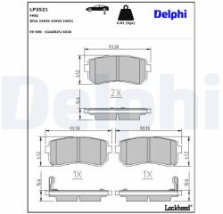 DELPHI Klocki Ham. Tyl (lp3521)
