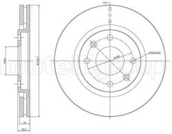 METELLI Brzdový kotúč METELLI 23-0455 (23-0455)