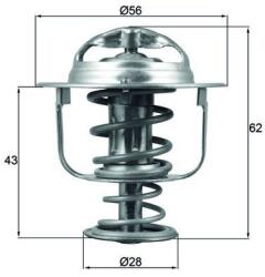 MAHLE Termostat chladenia MAHLE TX 197 71D (TX 197 71D)