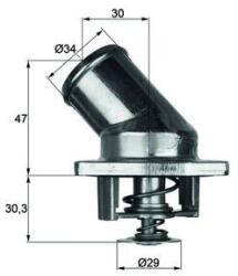 MAHLE Termostat chladenia MAHLE TI 3 87 (TI 3 87)