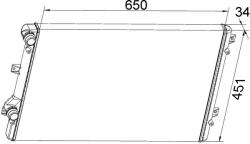 MAHLE Chladič motora MAHLE CR 1538 000S (CR 1538 000S)