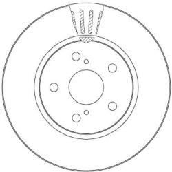 TRW Brzdový kotúč TRW DF6986S (DF6986S)