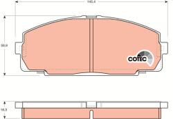 TRW Sada brzdových platničiek kotúčovej brzdy TRW GDB770 (GDB770)