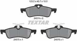 TEXTAR Sada brzdových platničiek kotúčovej brzdy TEXTAR 2457401 (2457401)