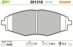 VALEO Sada brzdových platničiek kotúčovej brzdy VALEO 301316 (301316)