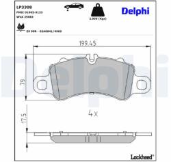 DELPHI Klocki Ham. Porsche 911 15- (lp3308)
