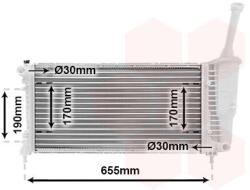 VAN WEZEL Chladič motora VAN WEZEL 17002308 (17002308)