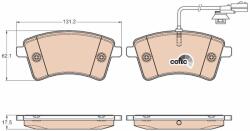 TRW Sada brzdových platničiek kotúčovej brzdy TRW GDB1941 (GDB1941)