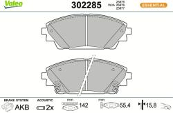 VALEO Sada brzdových platničiek kotúčovej brzdy VALEO 302285 (302285)