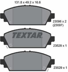 TEXTAR Sada brzdových platničiek kotúčovej brzdy TEXTAR 2309601 (2309601)