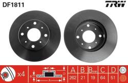 TRW Brzdový kotúč TRW DF1811 (DF1811)