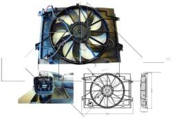 NRF Ventilátor chladenia motora NRF 47285 (47285)