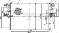 TYC Chladič motora TYC 715-0005 (715-0005)
